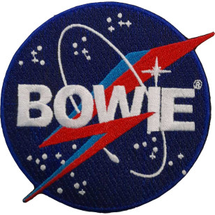David Bowie - NASA Official Iron On Standard Patch ***READY TO SHIP from Hong Kong***